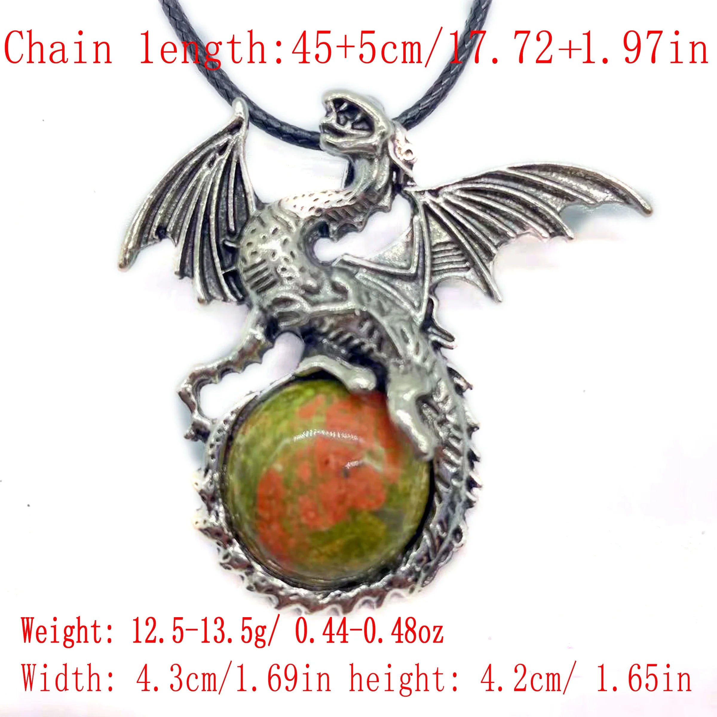 Crystal Circle Dragon Necklaces | necklace | Wiccan Center