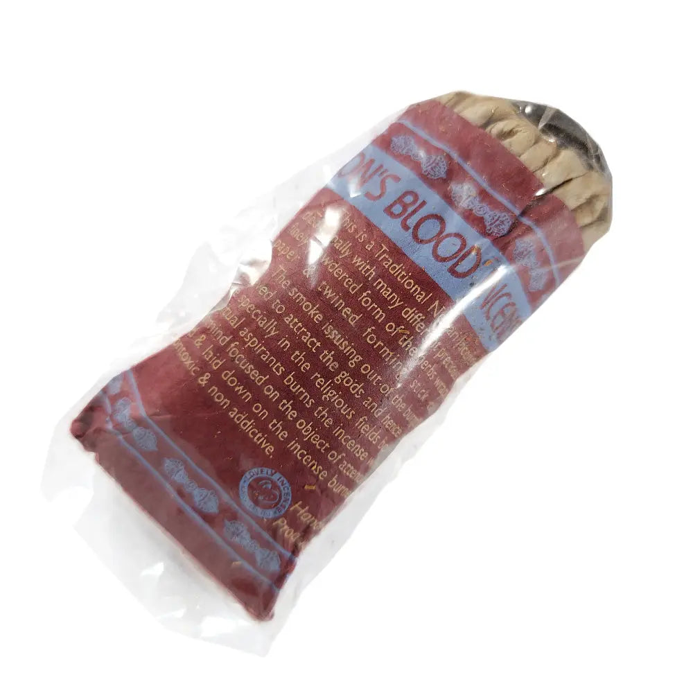 Vajra Dragon's Blood Tibetan Rope Incense 45 ropes | Incense | Wiccan Center