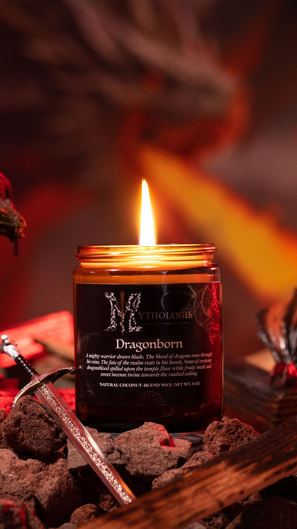 Dragonborn | Candle | Wiccan Center