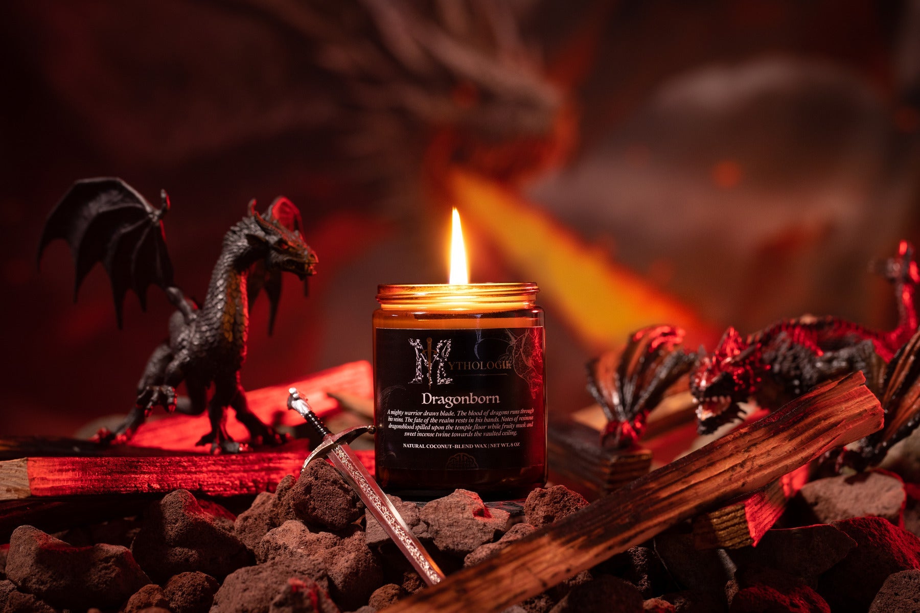 Dragonborn | Candle | Wiccan Center