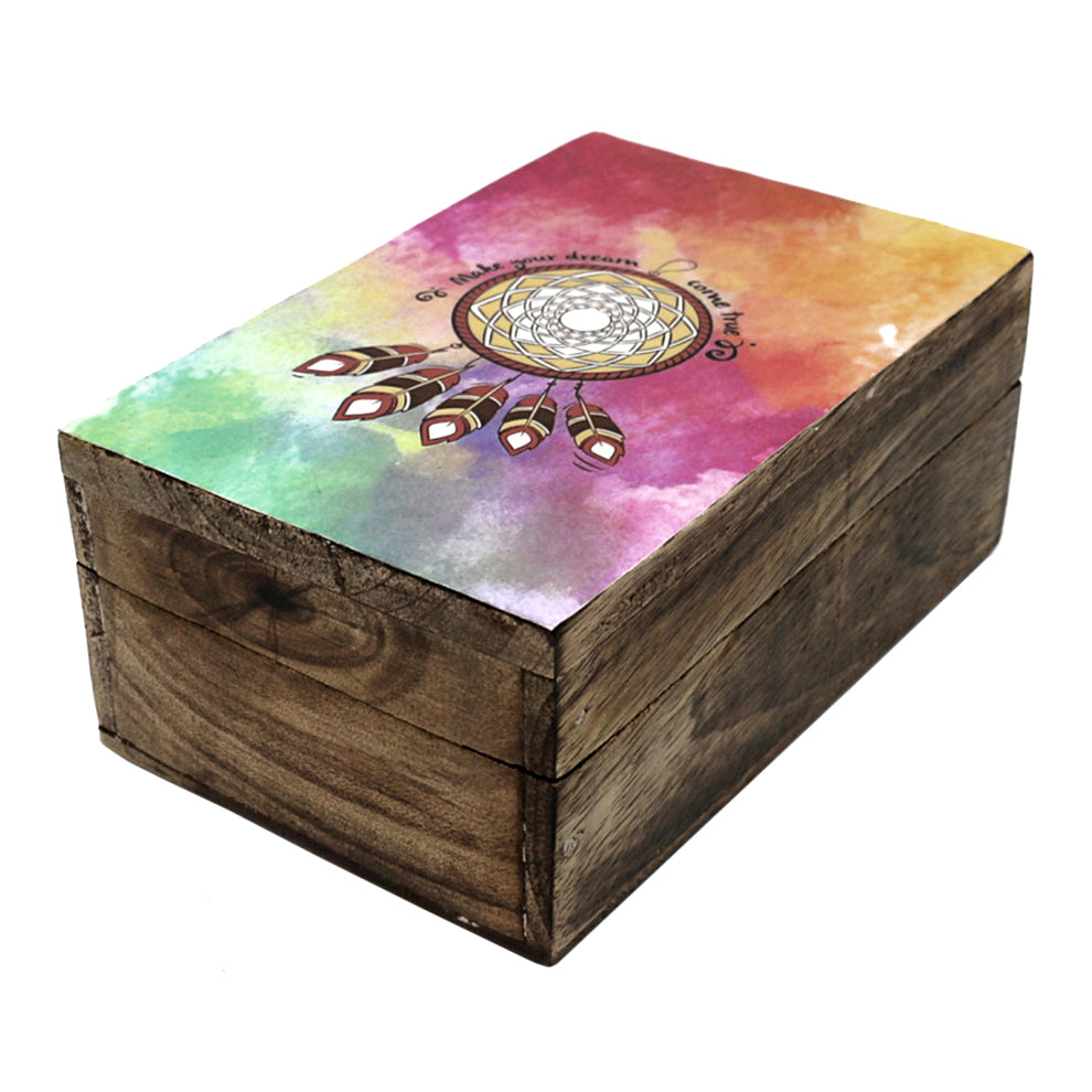 Dreamcatcher Wooden Box 4" x 6" | wood box | Wiccan Center
