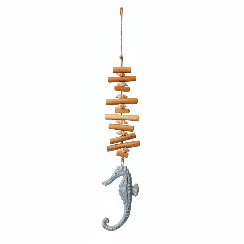 Driftwood seahorse wall decor Wooden Driftwood home decor Seahorse