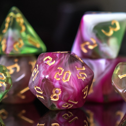 Druid Class Acrylic Dice Set | Acrylic Dice | Wiccan Center