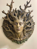 Dryad Bust Life Sized Wall Plaque
