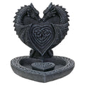Dual Dragon's Heart Backflow Incense Burner | Incense Burner | Wiccan Center
