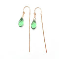 Swarovski Crystal Droplet Threader Earrings