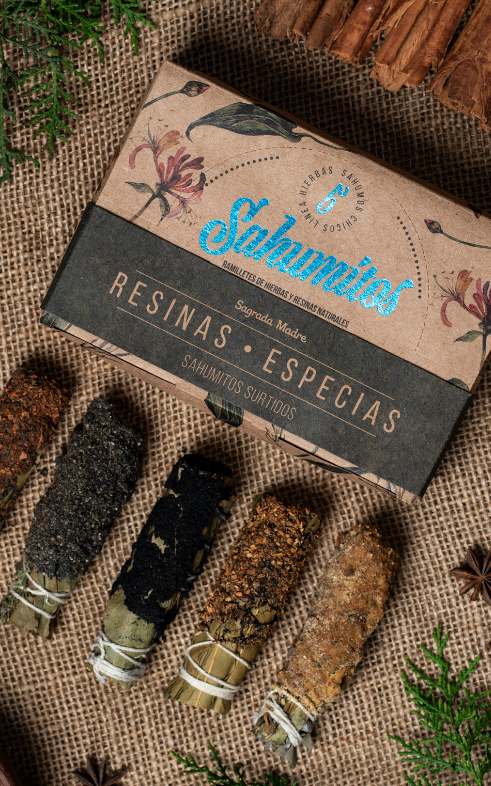 Smudge Sticks 5ct Collection | Incense | Wiccan Center
