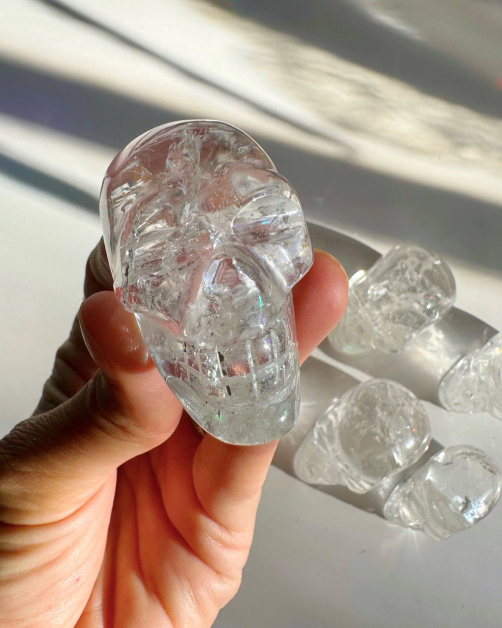 Clear Quartz Skull