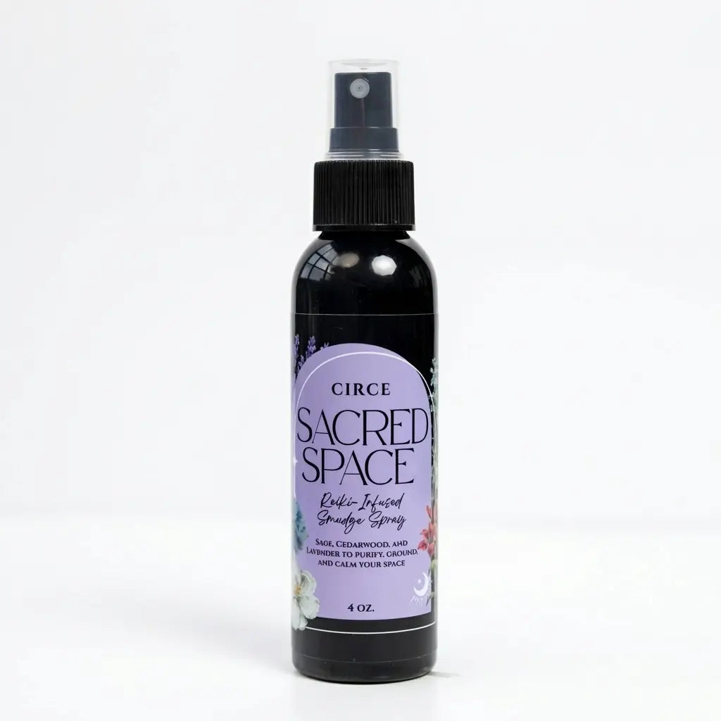 Sacred Space Smudge Spray – 4 oz Cleansing & Purifying Mist | | Wiccan Center