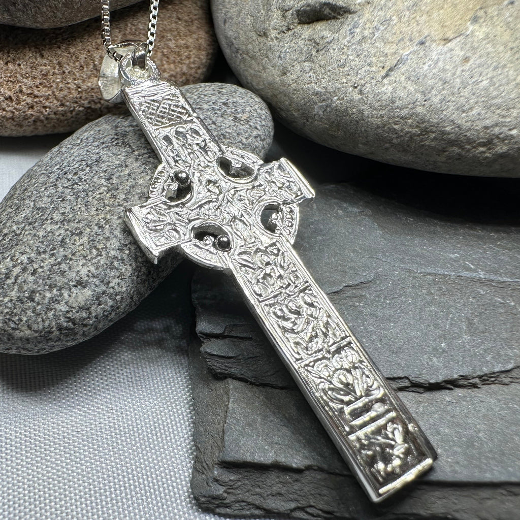 Artisan Irish Durrow Cross Necklace - Handmade in Ireland | Pendant | Wiccan Center