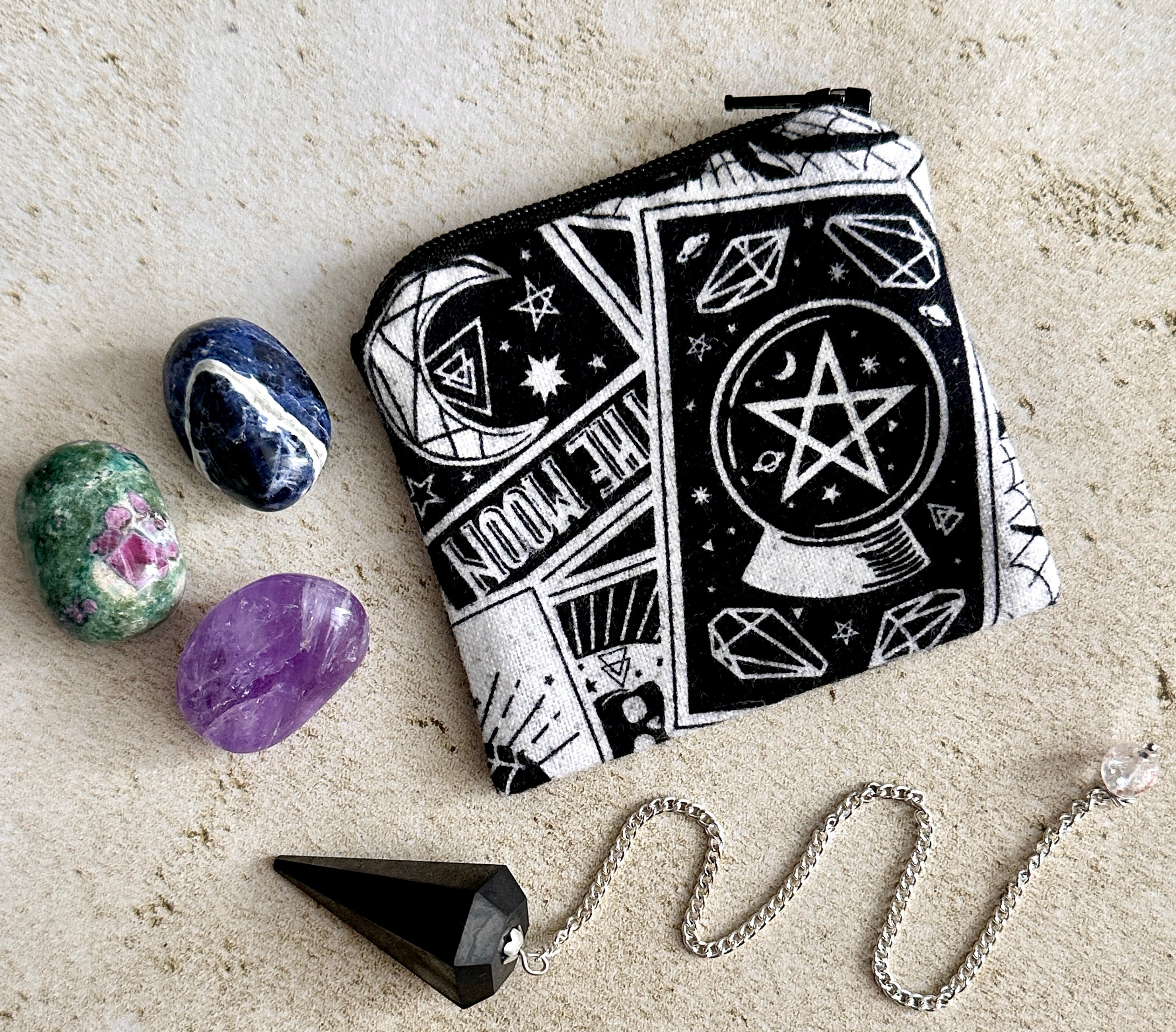 Pendulum Bag - Rune Storage Bag | Crystals & Tools | Wiccan Center