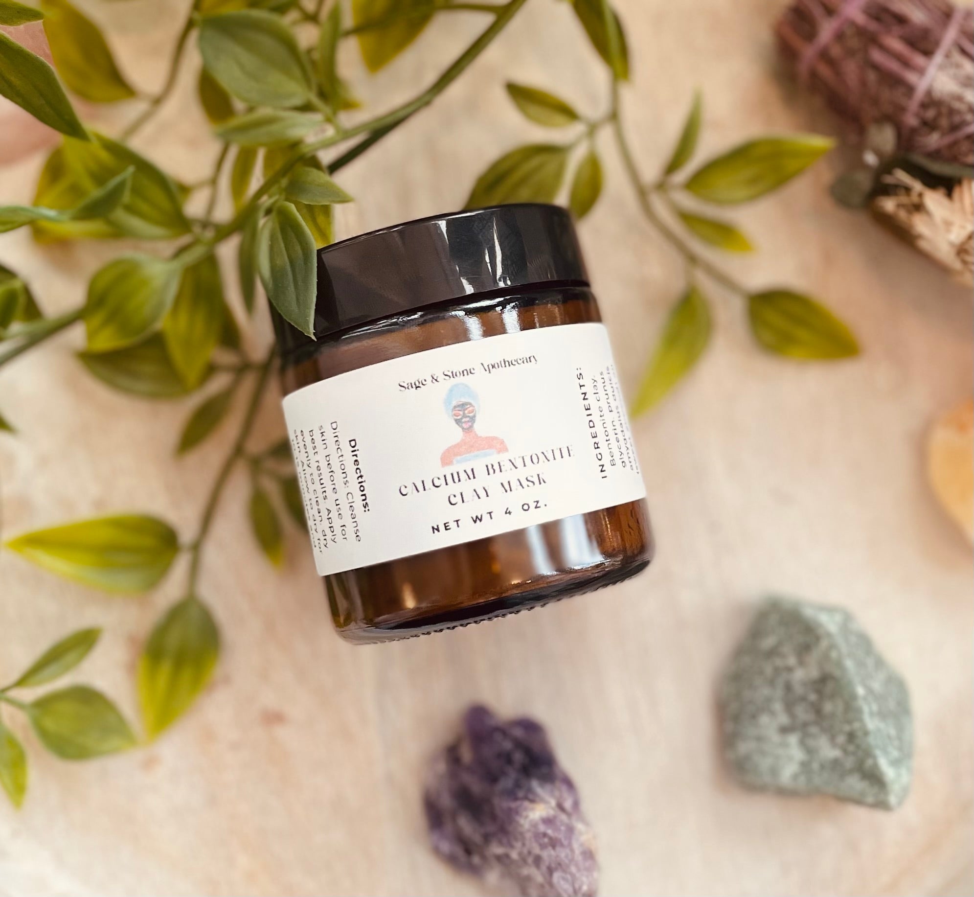 Calcium Bentonite Clay Mask | Body Care & Wellness | Wiccan Center