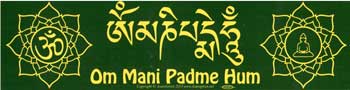 Om Mani Padme Hum - Bumper Sticker | Bumper Stickers | Wiccan Center
