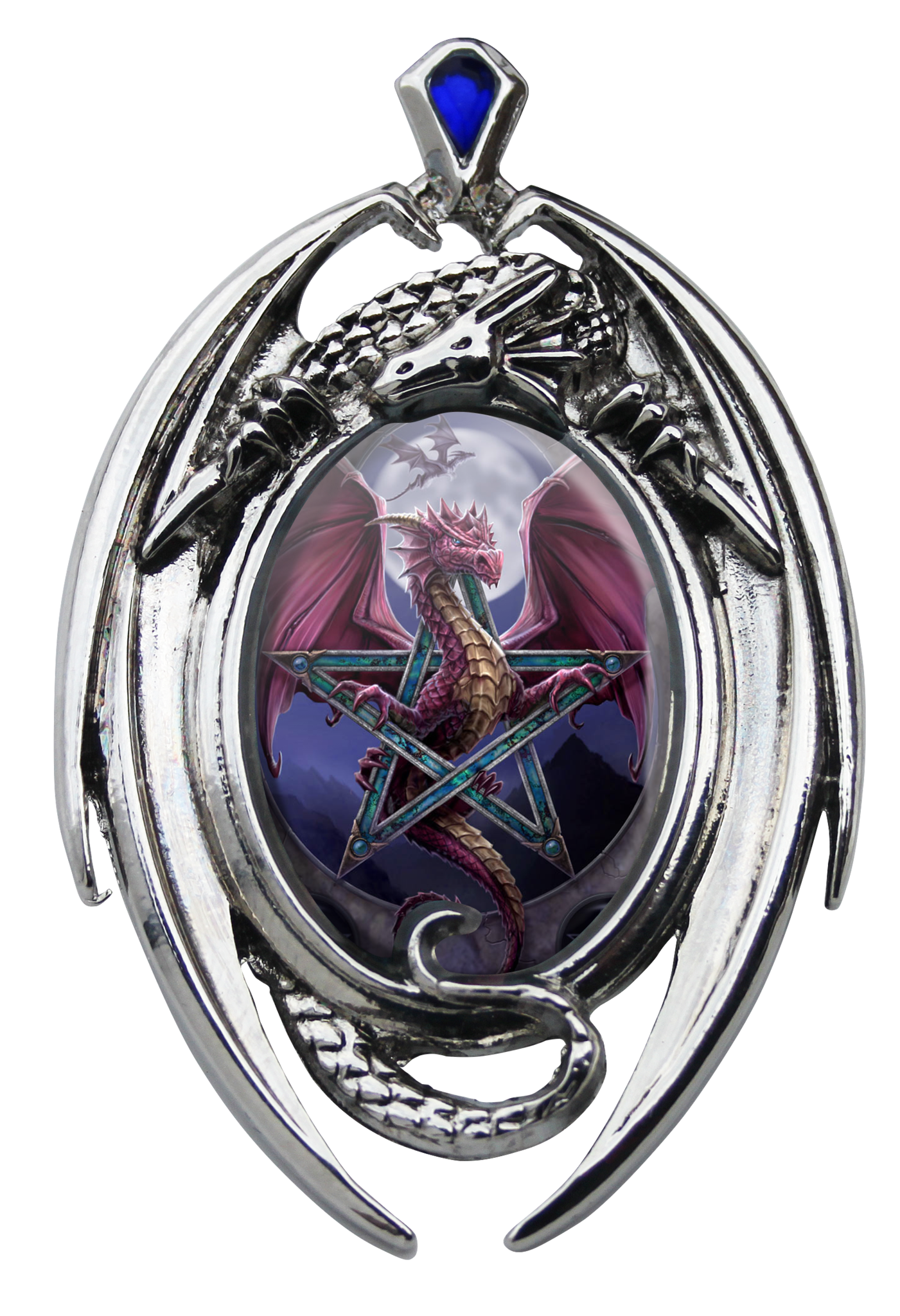 Lunar Magic Cameo by Anne Stokes | Enchanted Cameos | Wiccan Center
