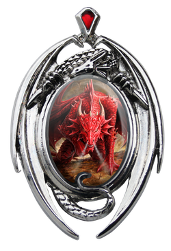 Dragons Lair Cameo by Anne Stokes | Enchanted Cameos | Wiccan Center