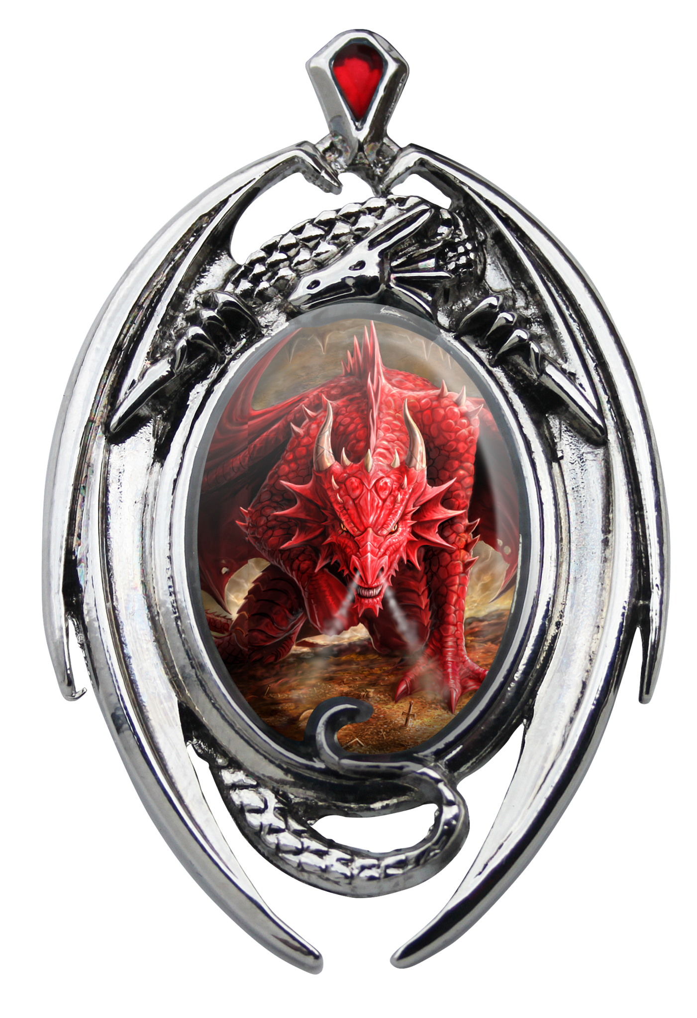 Dragons Lair Cameo by Anne Stokes | Enchanted Cameos | Wiccan Center