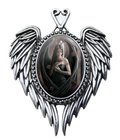 Angel Rose Cameo by Anne Stokes | Enchanted Cameos | Wiccan Center