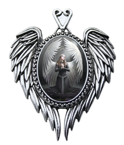 Prayer For The Fallen Cameo by Anne Stokes | Enchanted Cameos | Wiccan Center