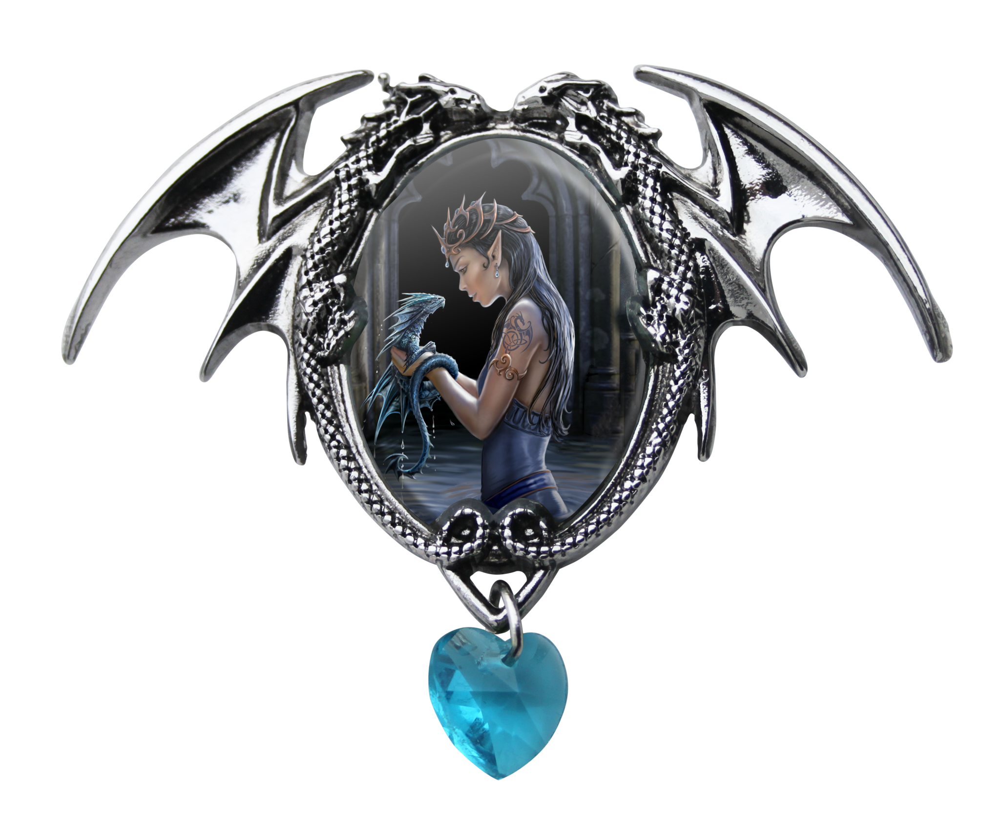 Water Dragon Cameo by Anne Stokes | Enchanted Cameos | Wiccan Center