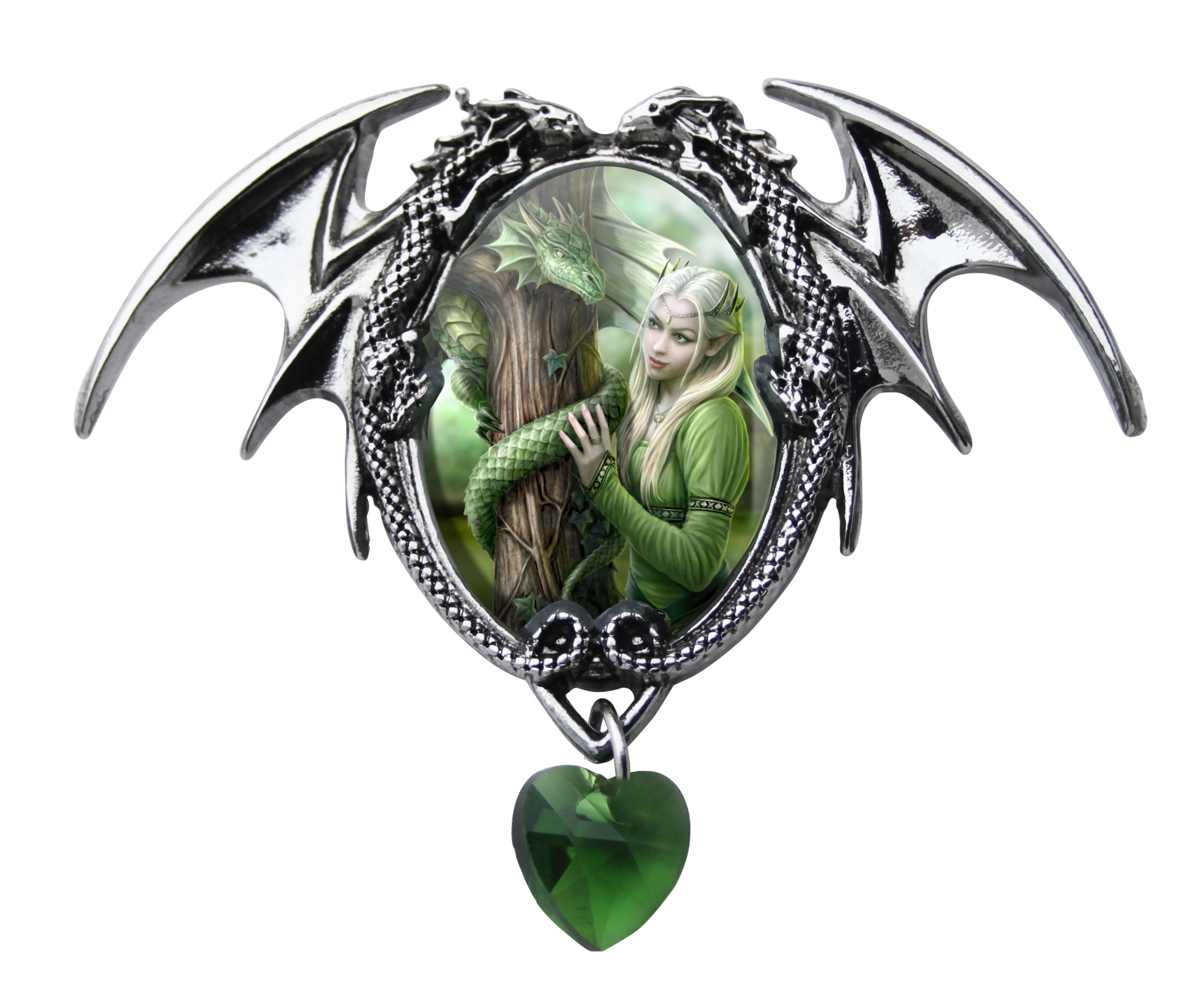 Kindred Spirits Cameo by Anne Stokes | Enchanted Cameos | Wiccan Center