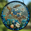 Hawaiian Flower Sea Turtle Suncatcher | Gifts | Wiccan Center