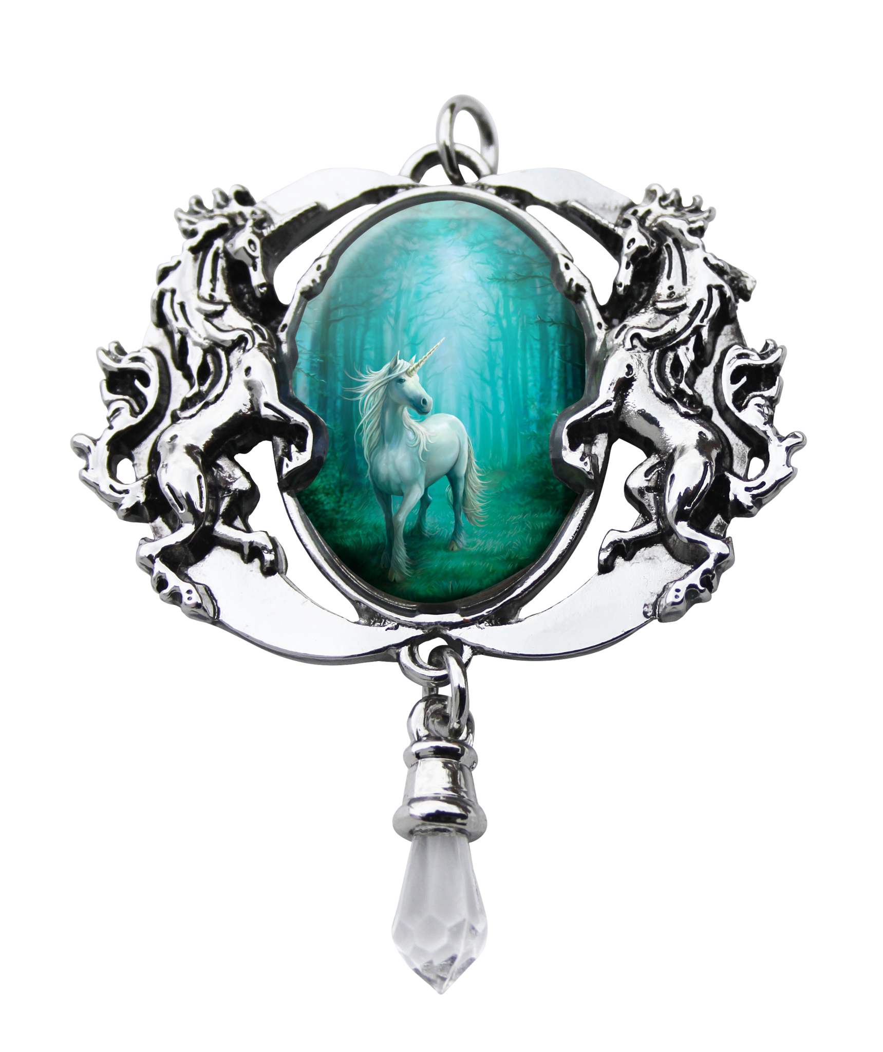 Forest Unicorn Cameo by Anne Stokes | Enchanted Cameos | Wiccan Center