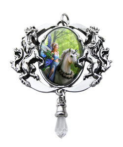 Realm Of Enchantment Cameo by Anne Stokes | Enchanted Cameos | Wiccan Center
