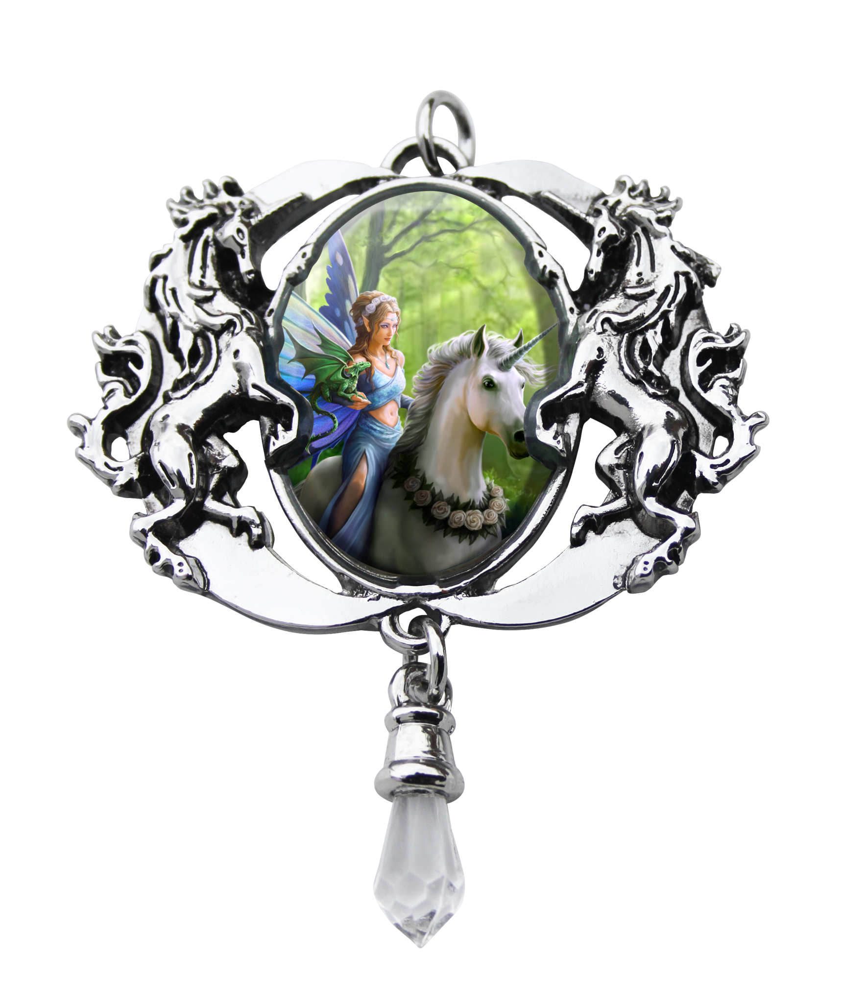 Realm Of Enchantment Cameo by Anne Stokes | Enchanted Cameos | Wiccan Center