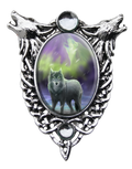 Aura Wolf Cameo by Anne Stokes | Enchanted Cameos | Wiccan Center