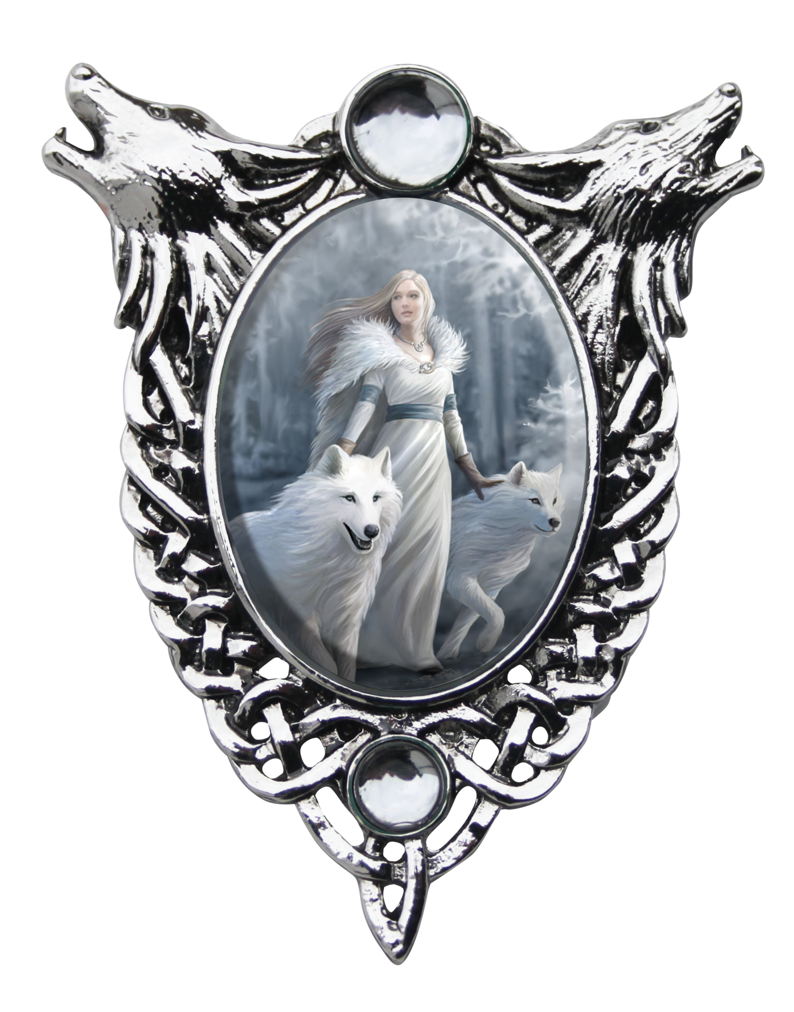 Winter Guardians Cameo by Anne Stokes | Enchanted Cameos | Wiccan Center