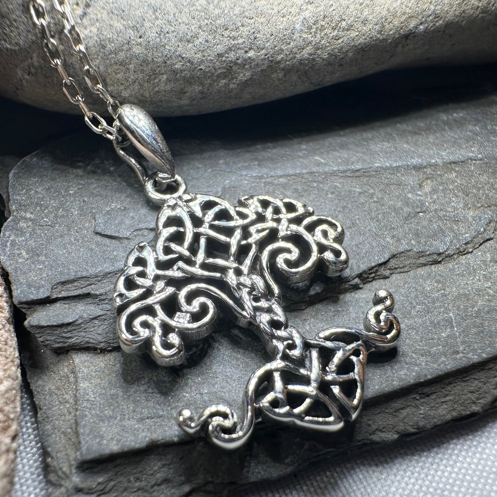 Persephone Celtic Tree of Life Necklace in Sterling Silver | Pendant | Wiccan Center