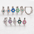 Ear Clicker - Opal Flower 16G | Body Jewelry | Wiccan Center