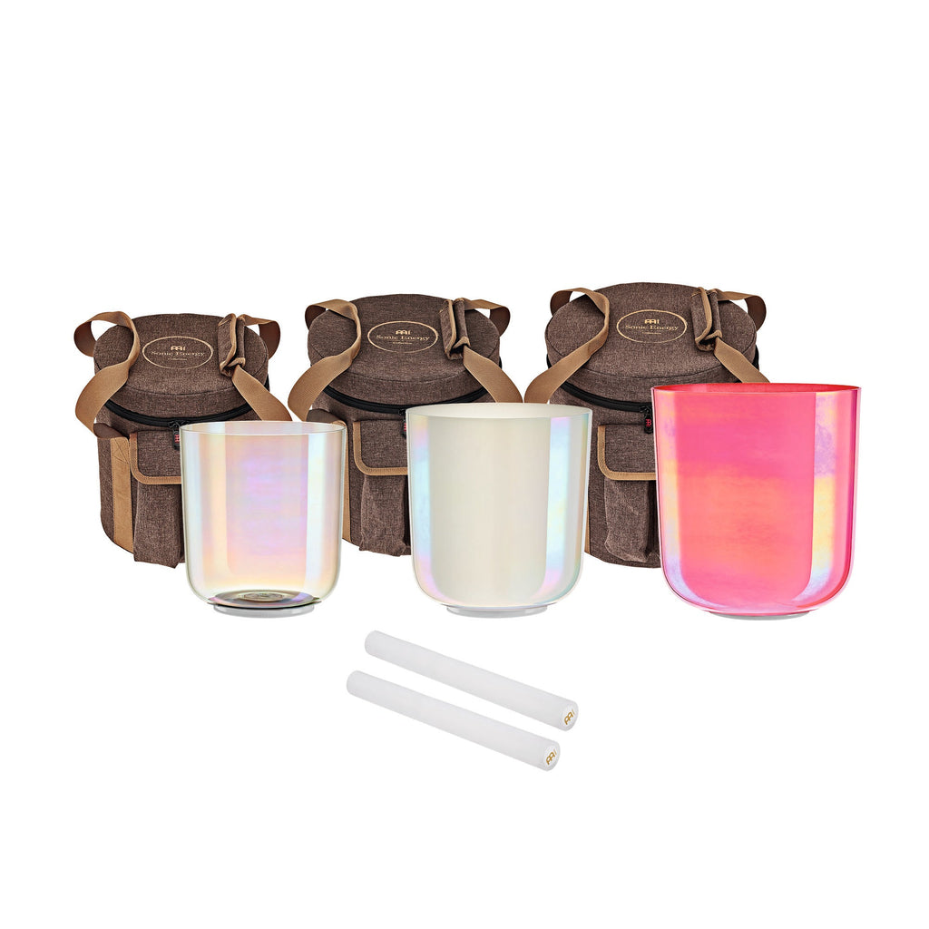 3-Piece Essence Crystal Singing Bowl Set, E4/B3/G3, 440 Hz | | Wiccan Center