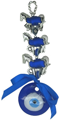 Three Horse Evil Eye Amulet | EVIL EYES | Wiccan Center