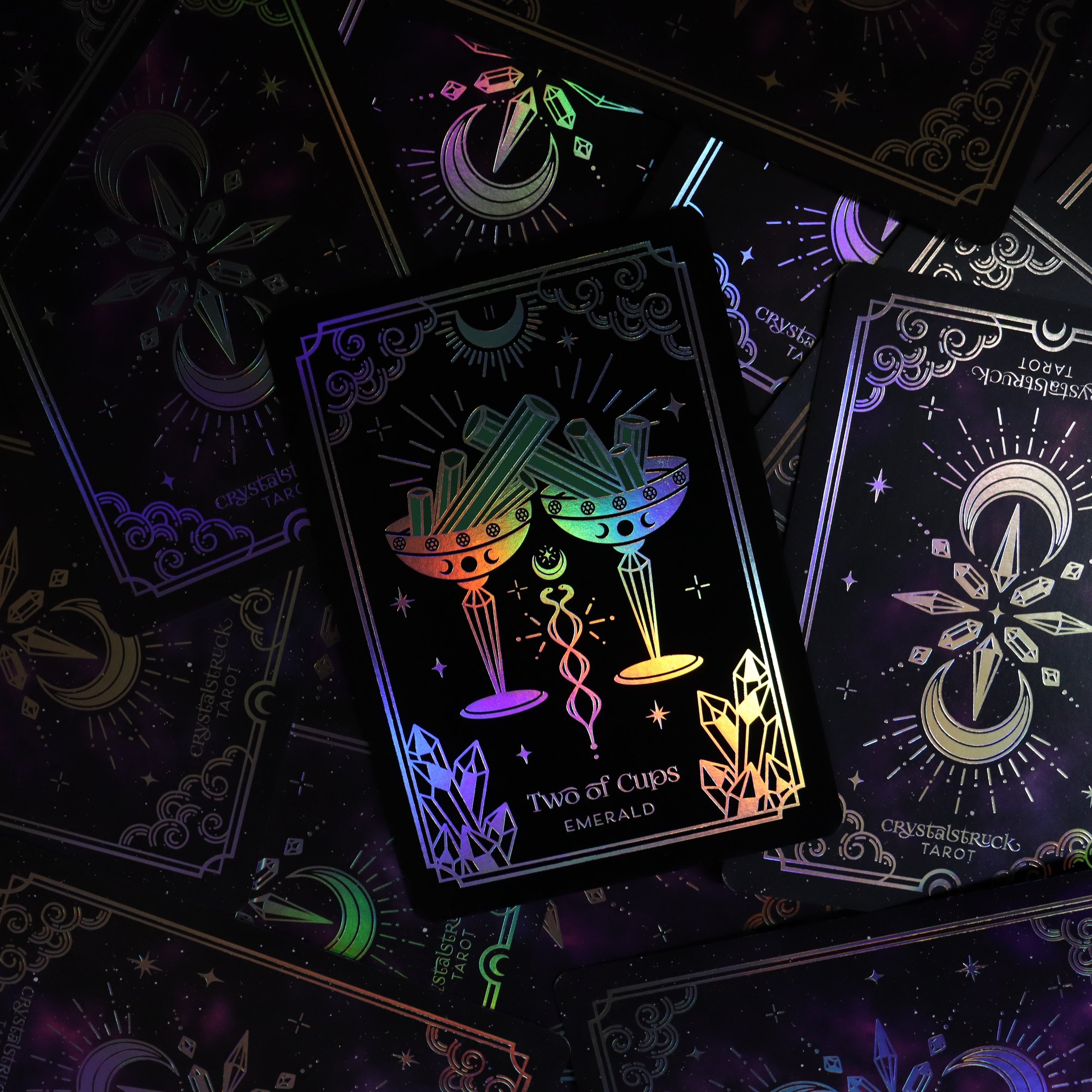 MINI Silver Krystalstruck Tarot© Card Deck