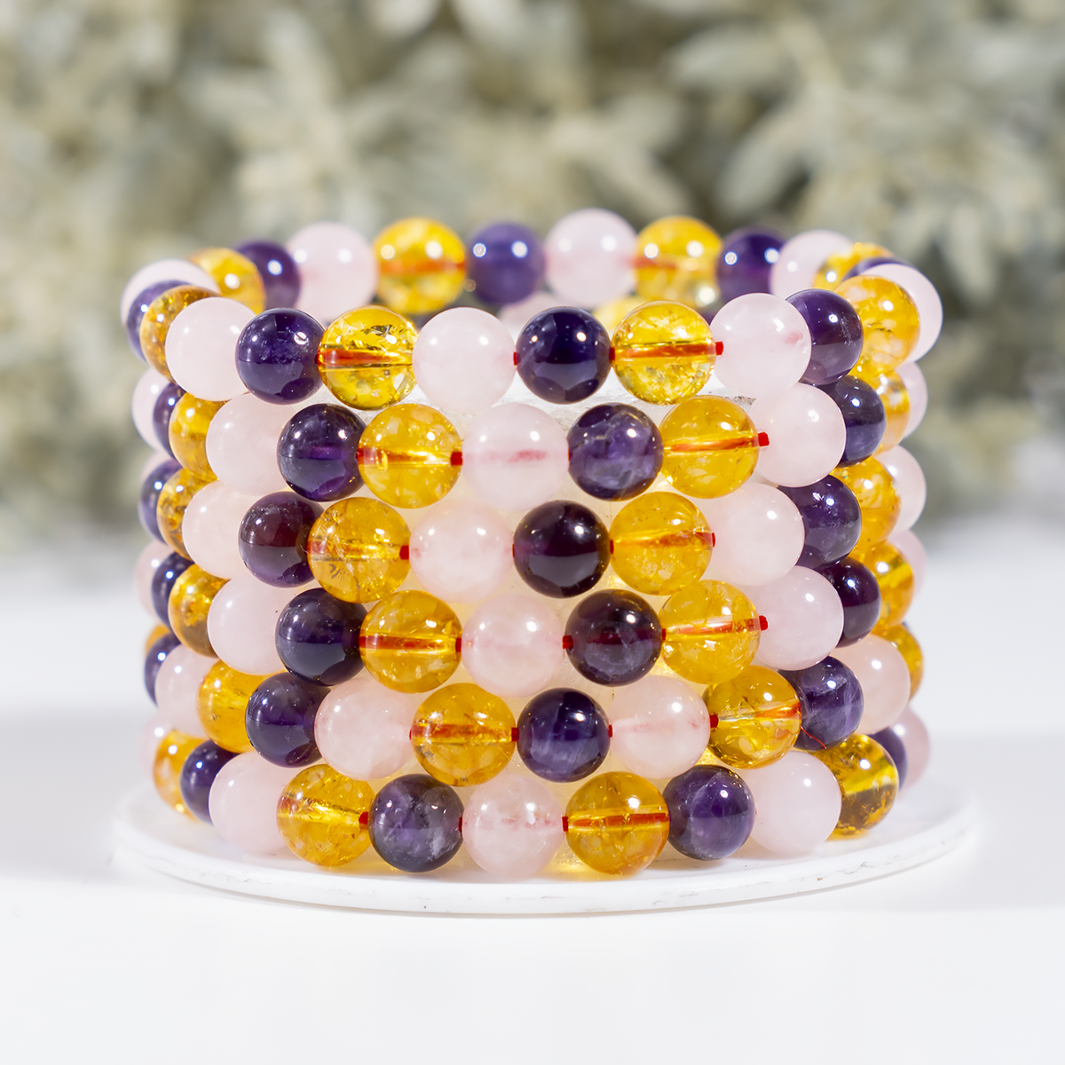 Promoting EMOTIONAL HEALING Bracelet Crystal Bracelet (Protection and Vitality)