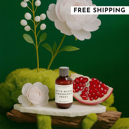 2oz White Woods | Pomegranate | Peony Machine Diffusing Oil (Inspired by The Aria Hotel®) | Environment - 2oz Refill (Resort Collection) | Wiccan Center