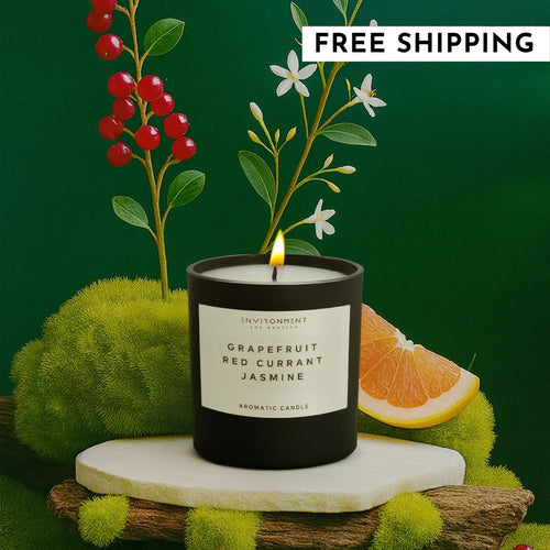 8oz Grapefruit | Red Currant | Jasmine Candle with Lid and Box (Inspired by Marriott Hotel®) | Environment - Candle (Hotel Aromatics) | Wiccan Center
