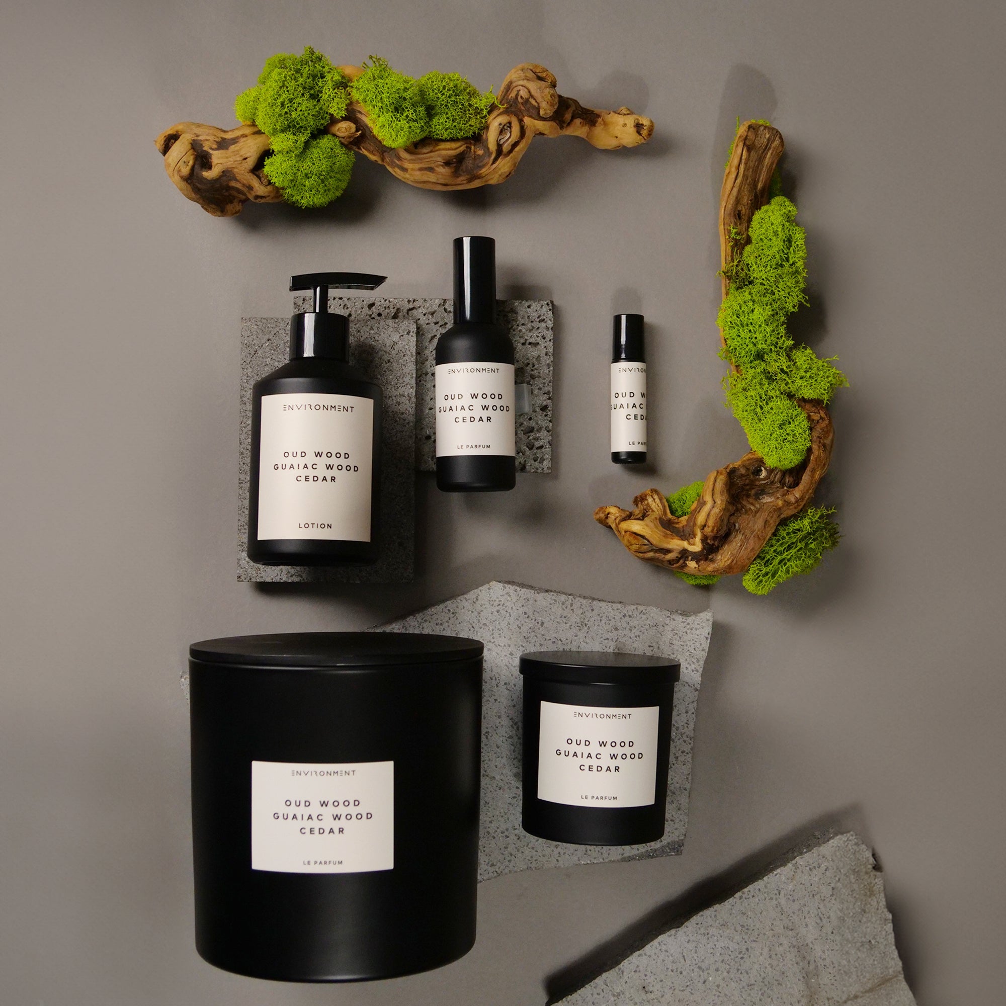 8oz Oud Wood | Guaiac Wood | Cedar Candle with Lid and Box (Inspired by Tom Ford Oud Wood®)