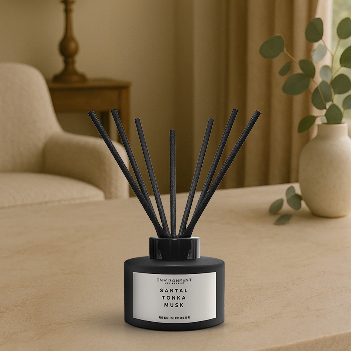 Santal | Tonka | Musk Diffuser (Inspired by Le Labo Santal® and 1 Hotel®) | Environment - Diffuser (Hotel Aromatics) | Wiccan Center