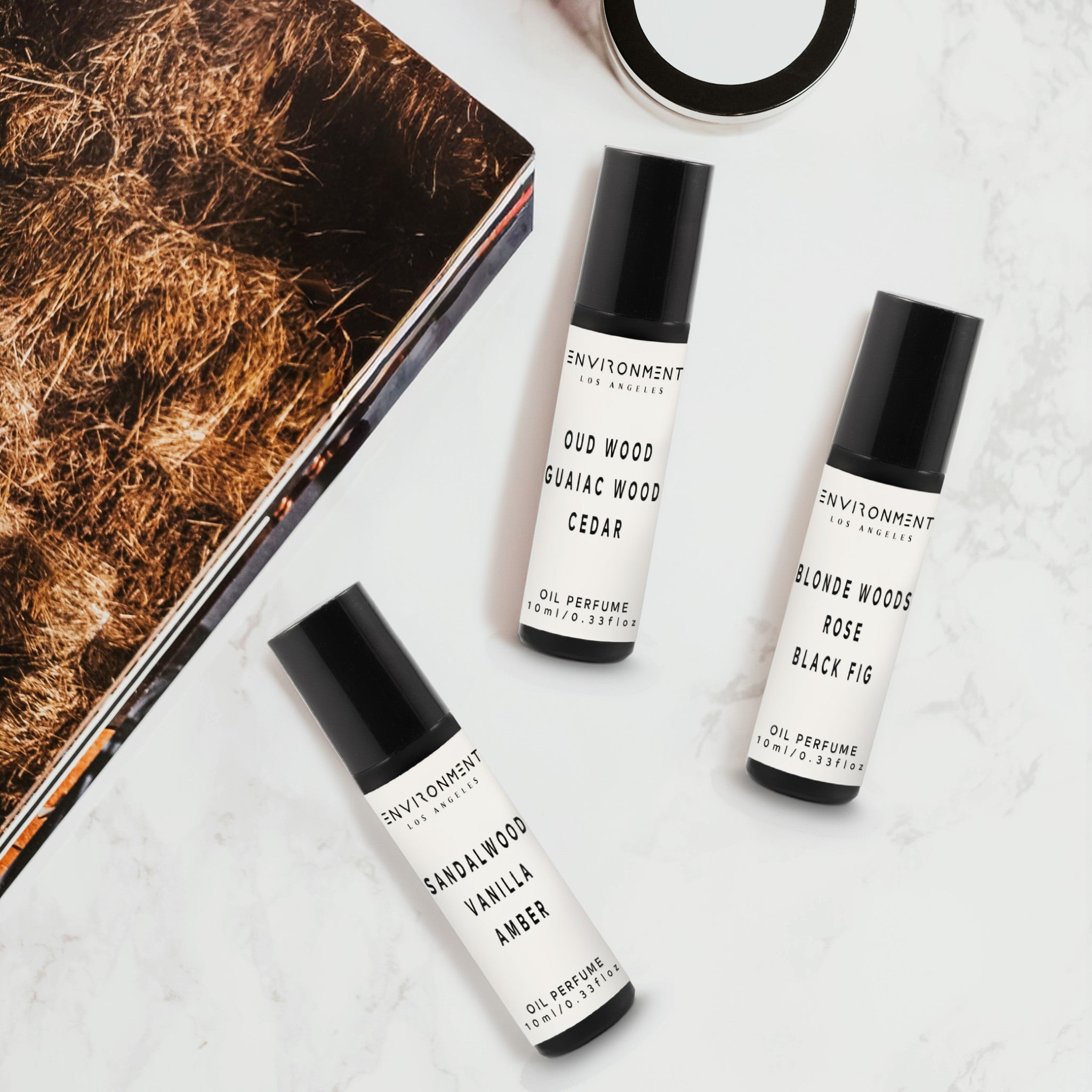 Oud Wood | Guaiac Wood | Cedar Roll-on Oil Perfume (Inspired by Tom Ford Oud Wood®) | Environment - Roll on | Wiccan Center