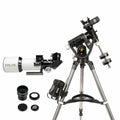 ED80 Essential Series Air-Spaced Triplet Refractor Telescope with 0.8x Focal Reducer and iEXOS-100-2 PMC-Eight Equatorial Tracker System | Telescope | Wiccan Center