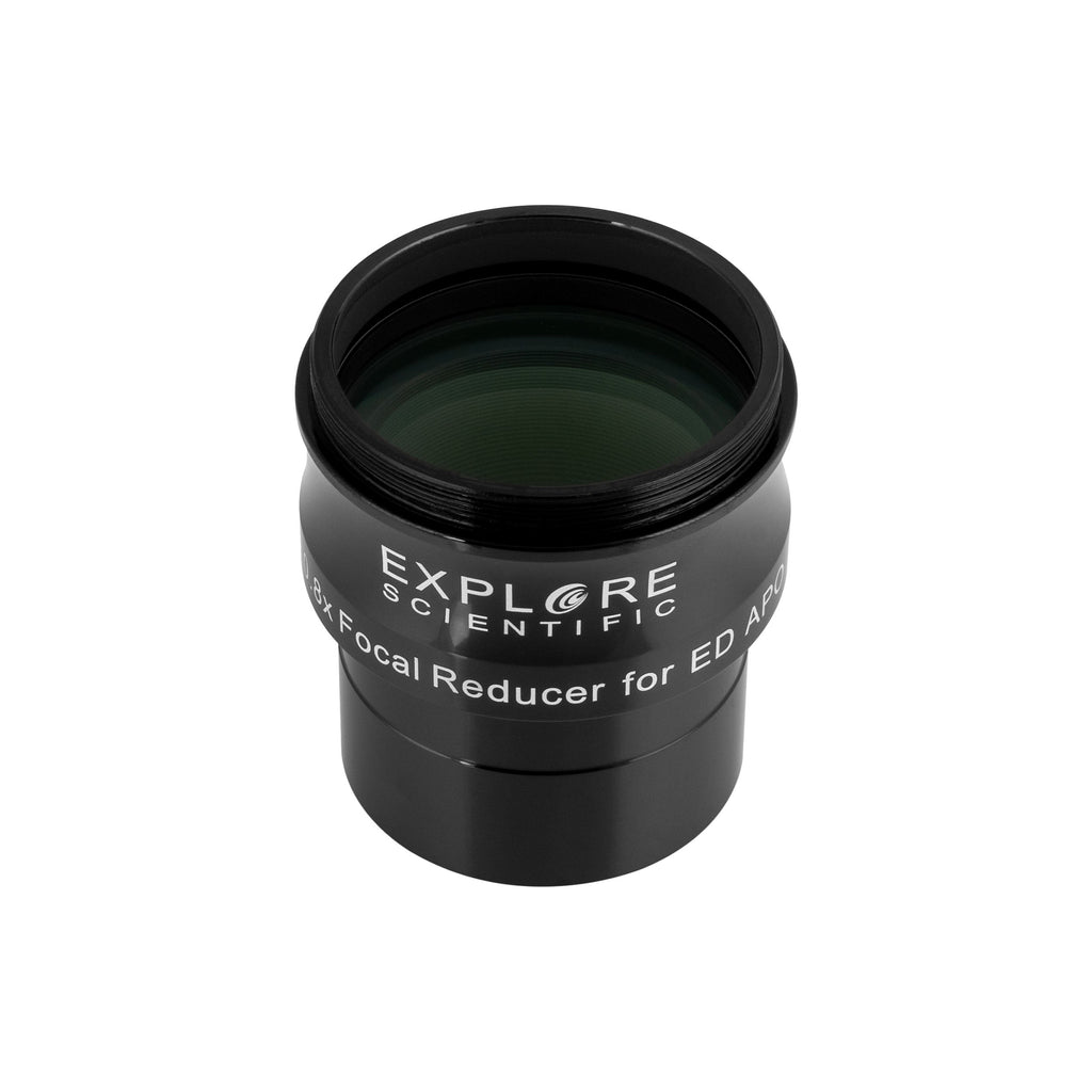 ED80 Essential Series Air-Spaced Triplet Refractor Telescope with 0.8x Focal Reducer and iEXOS-100-2 PMC-Eight Equatorial Tracker System | Telescope | Wiccan Center