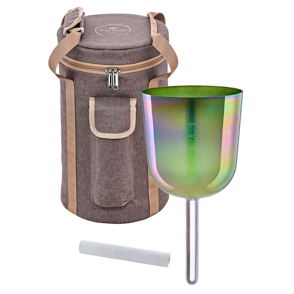 5.75" Essence Solfeggio Crystal Singing Bowl, UT 396 Hz, Olive Green | | Wiccan Center