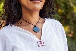 Shungite Round Pendant for EMF Protection (Ships From USA!) | | Wiccan Center