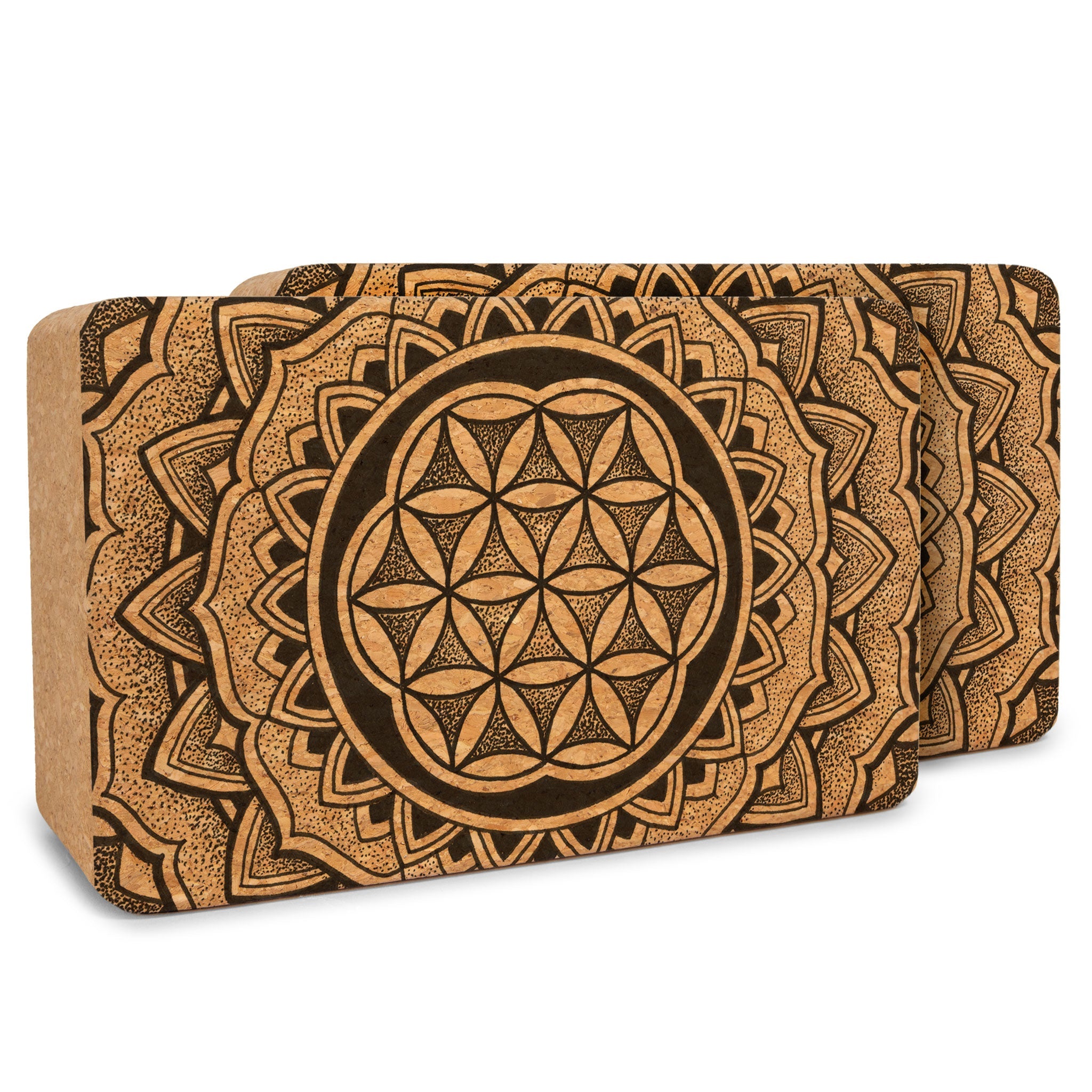 Artist Cork Yoga Block Set | Yoga & Pilates Blocks | Wiccan Center