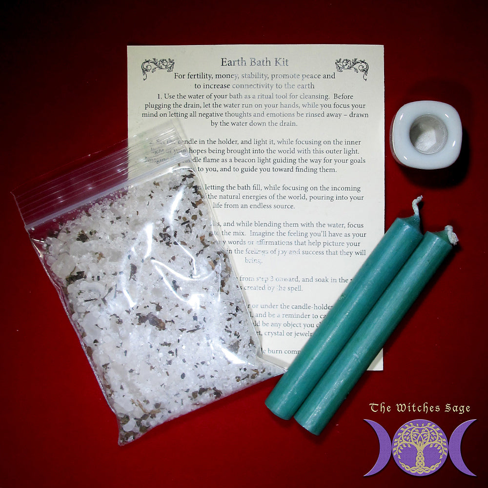 Earth bath kit | Bath Salts | Wiccan Center