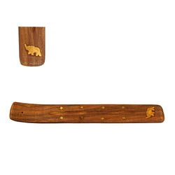 Elephant Wood Incense Boat Burner | Incense Holder | Wiccan Center
