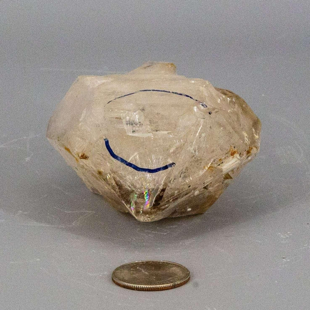 Elestial Quartz Enhydro With 2 Bubbles