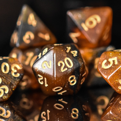 Elixir of Darkvision Acrylic Dice Set | Acrylic Dice | Wiccan Center